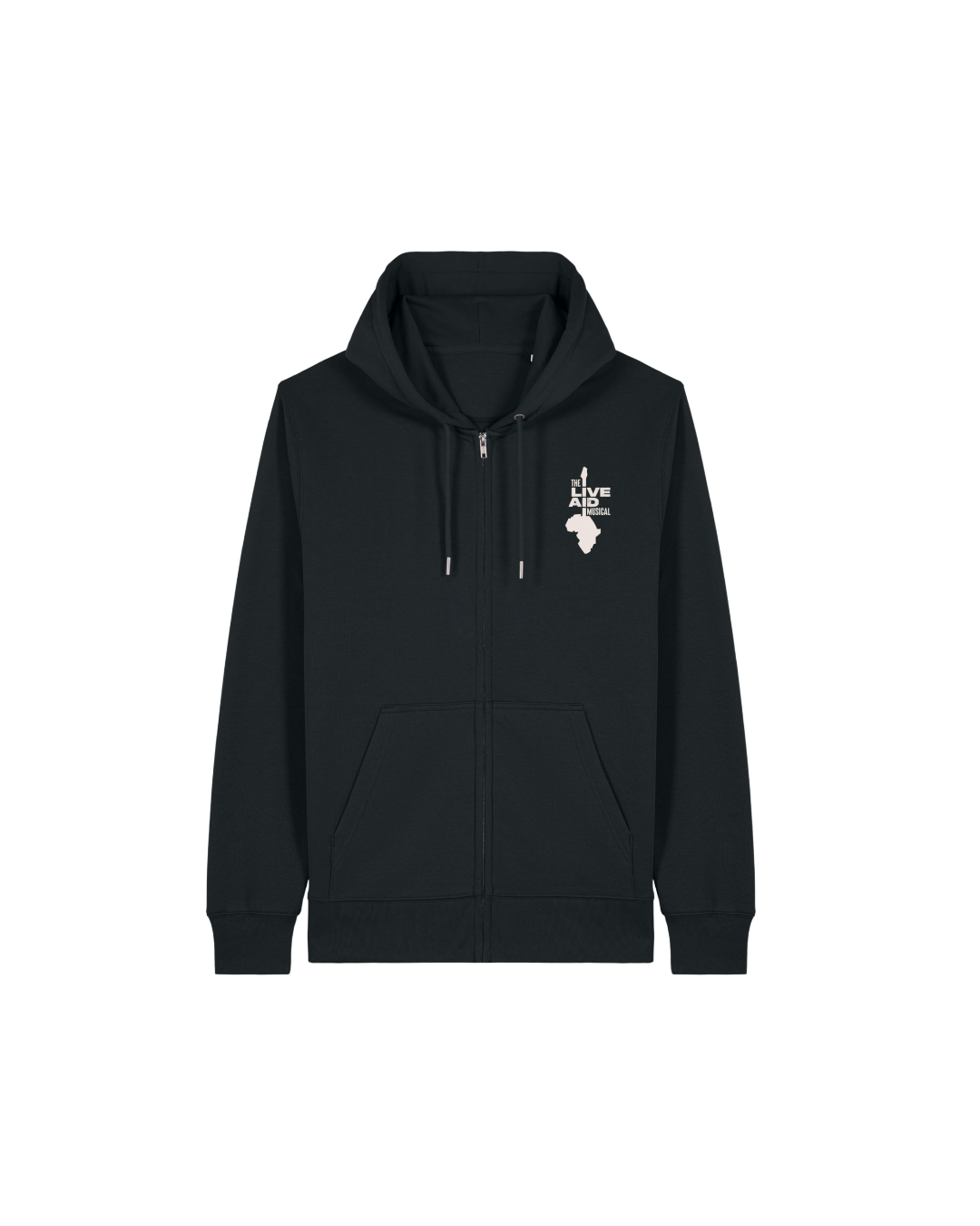 Just For One Day Black Zipper Hoodie – Official Musical Merch