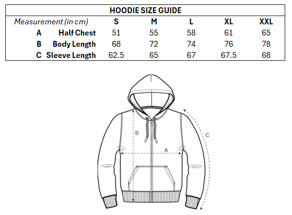 Black Zipper Hoodie