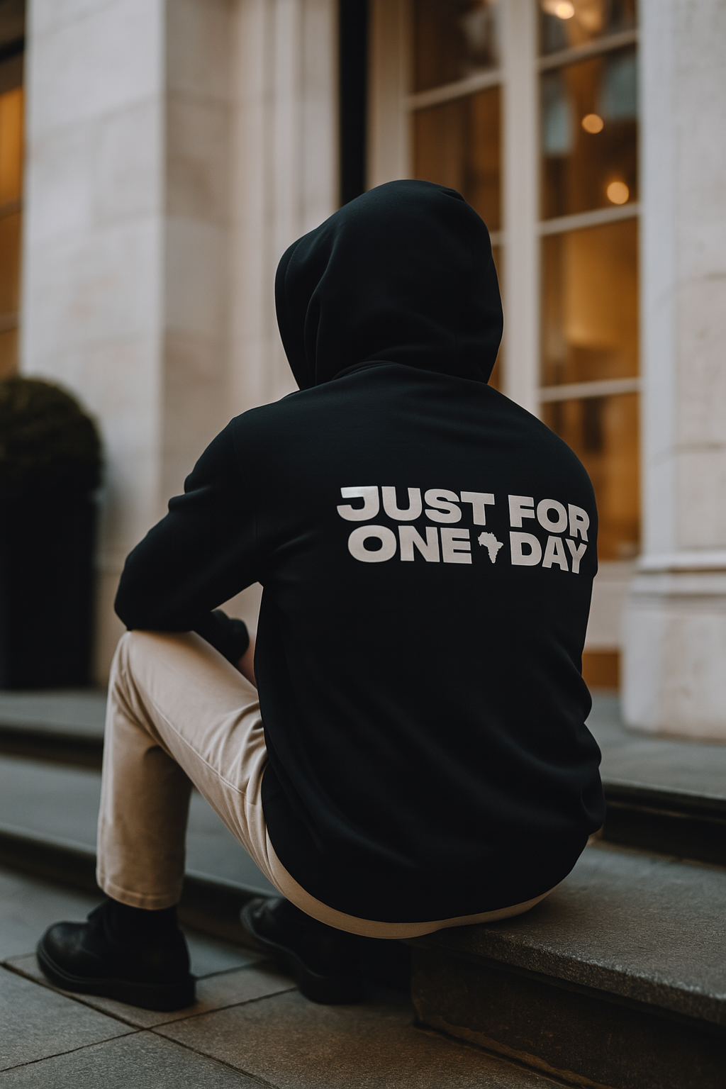 Black Zipper Hoodie