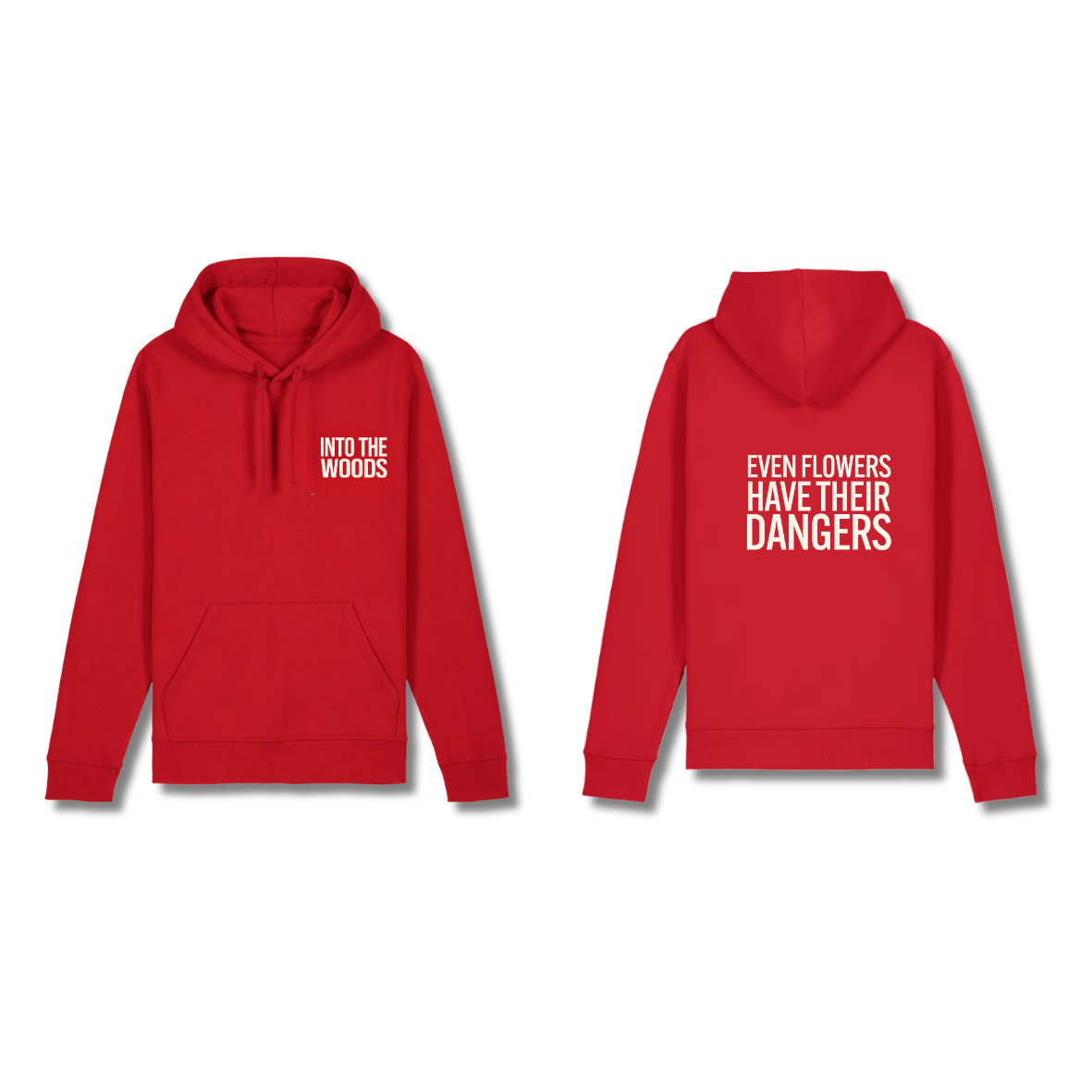 Into the Woods Red Hoodie NEW